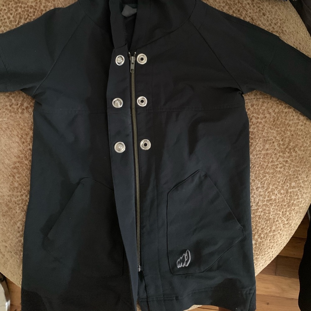 Black Tech Wear Hoodie
